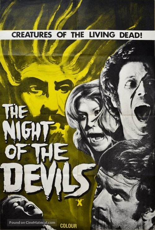 La notte dei diavoli - British Movie Poster