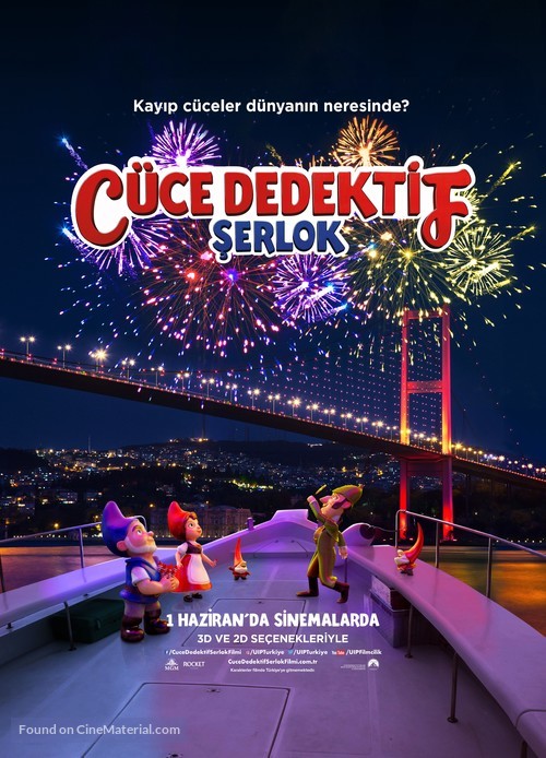 Sherlock Gnomes - Turkish Movie Poster