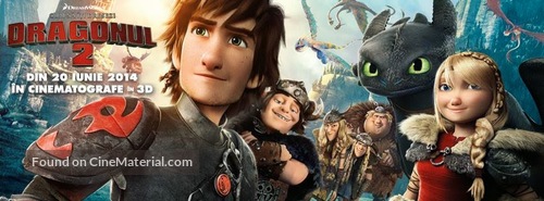 How to Train Your Dragon 2 - Romanian Movie Poster