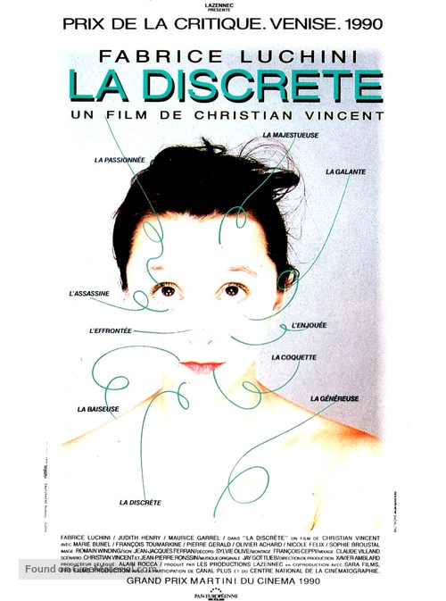 Discr&egrave;te, La - French Movie Poster
