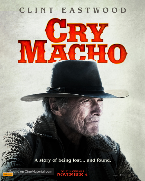 Cry Macho - Australian Movie Poster