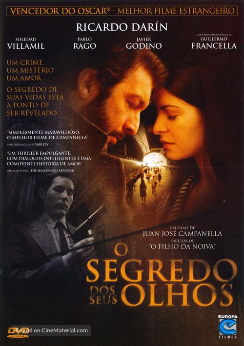 El secreto de sus ojos - Brazilian Movie Cover
