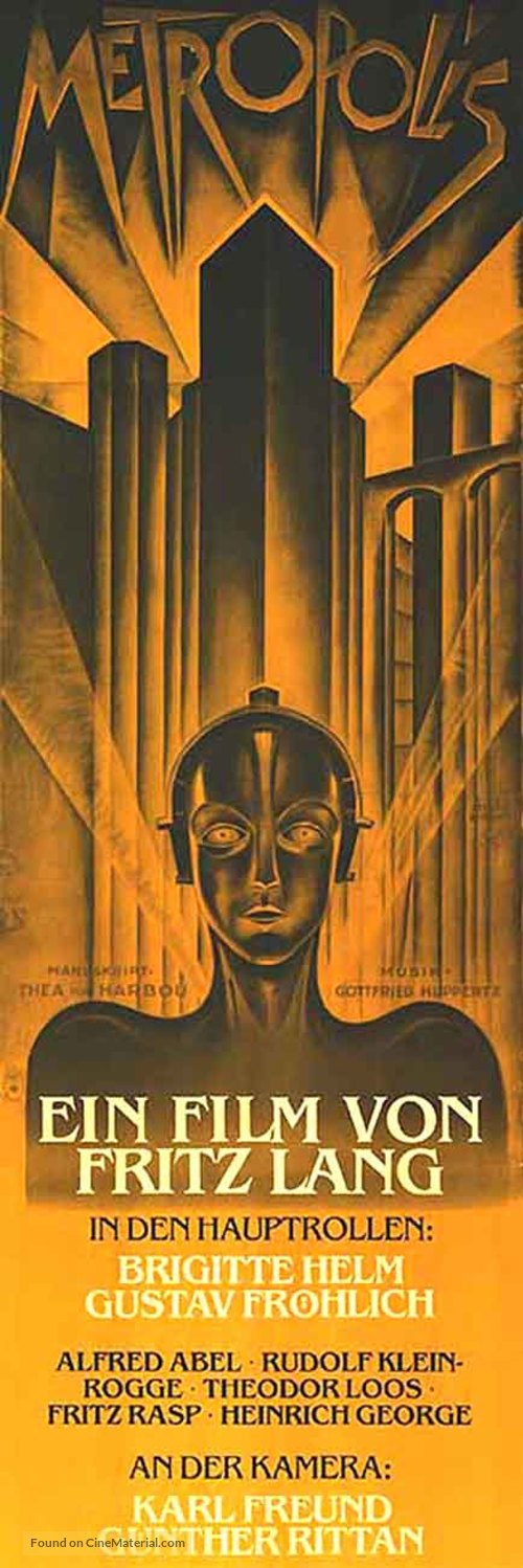 Metropolis - German Movie Poster