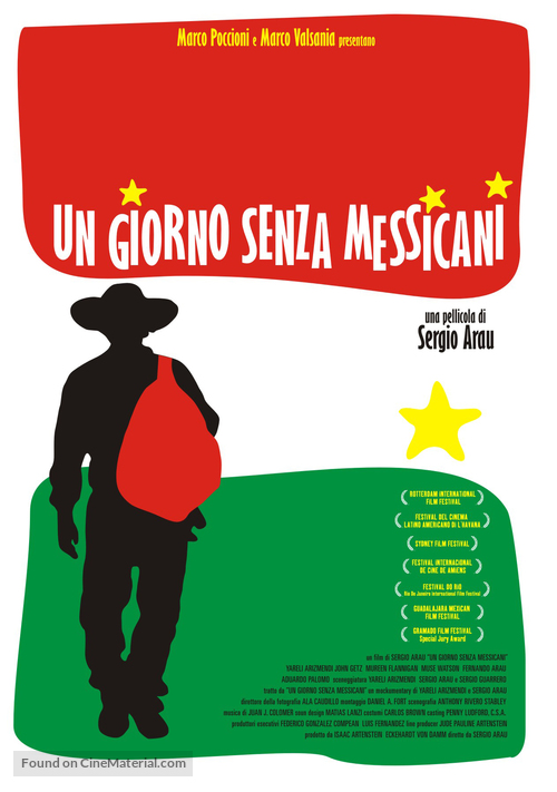 A Day Without a Mexican - Italian Movie Poster