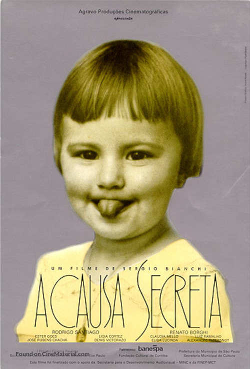 A Causa Secreta - Brazilian Movie Poster