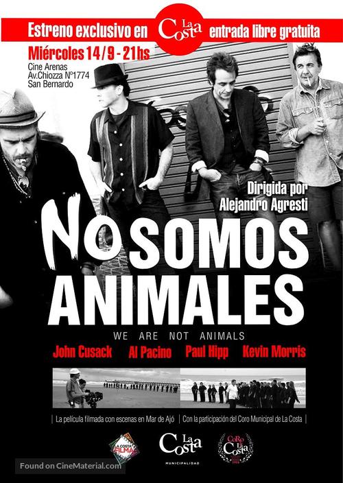 No somos animales - Argentinian Movie Poster