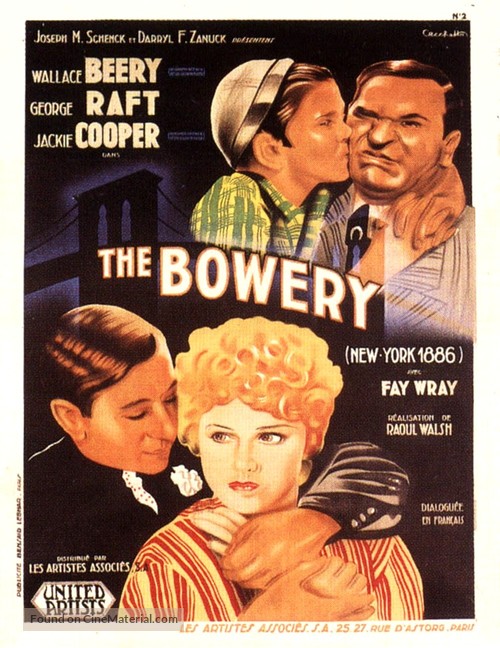 The Bowery - French Movie Poster