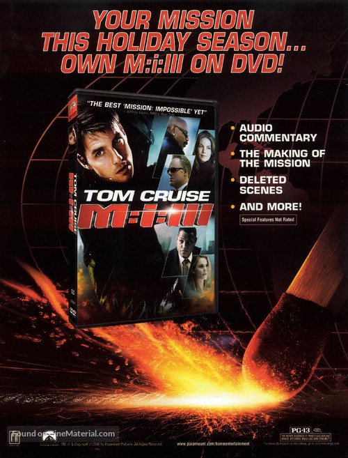 Mission: Impossible III - Video release movie poster