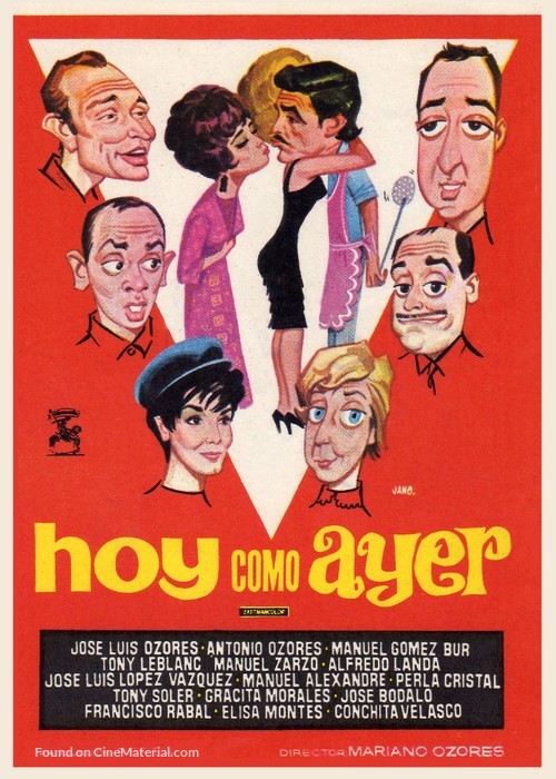 Hoy como ayer - Spanish Movie Poster