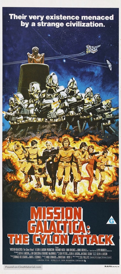 Mission Galactica: The Cylon Attack - Australian Movie Poster