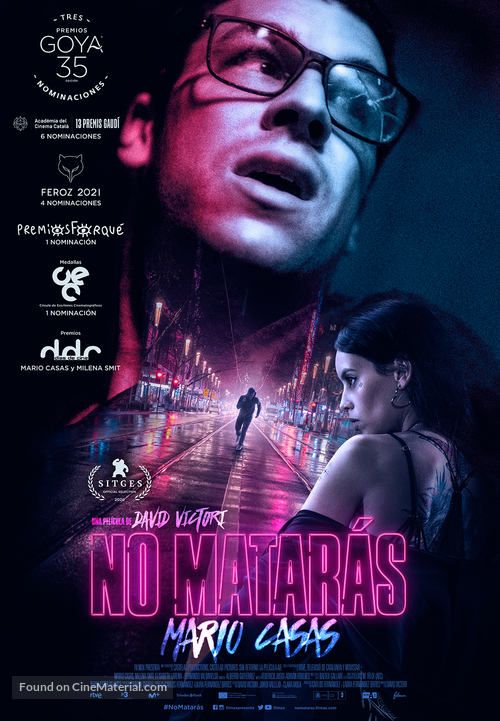 No matar&aacute;s - Spanish Movie Poster