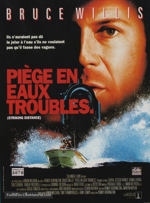 Striking Distance - French Movie Poster