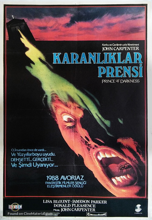 Prince of Darkness - Turkish Movie Poster