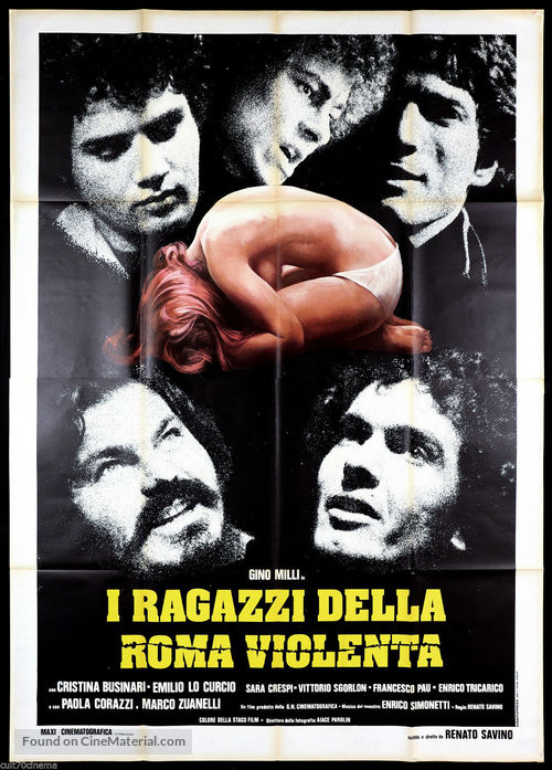 I ragazzi della Roma violenta - Italian Movie Poster