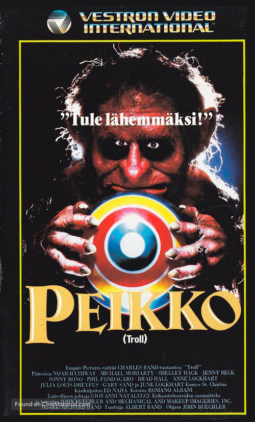 Troll - Finnish VHS movie cover