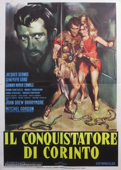 Il conquistatore di Corinto - Italian Movie Poster