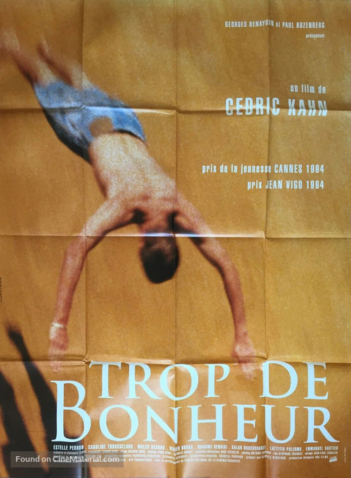 Trop de bonheur - French Movie Poster