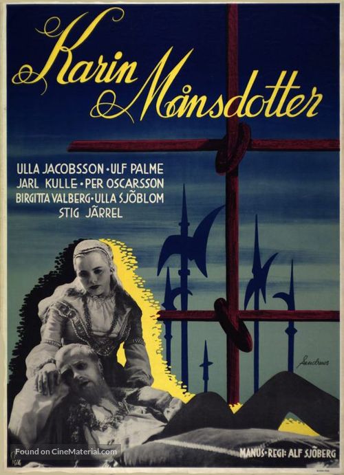 Karin M&aring;nsdotter - Swedish Movie Poster