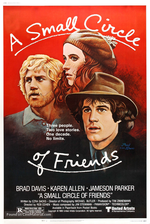 A Small Circle of Friends - Movie Poster