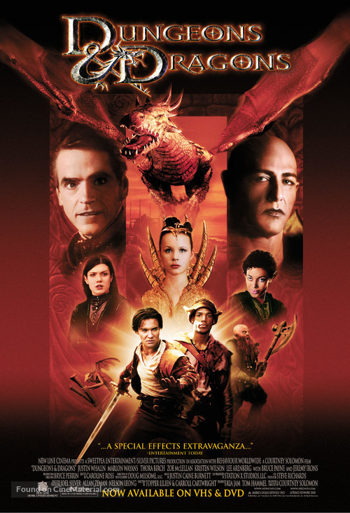 Dungeons And Dragons - Video release movie poster