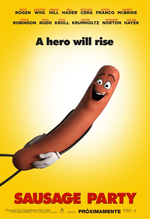 Sausage Party - Peruvian Movie Poster