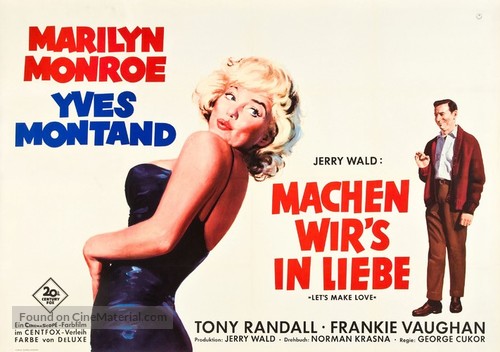 Let&#039;s Make Love - German Movie Poster