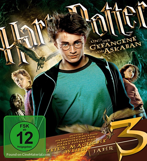 Harry Potter and the Prisoner of Azkaban - German Blu-Ray movie cover