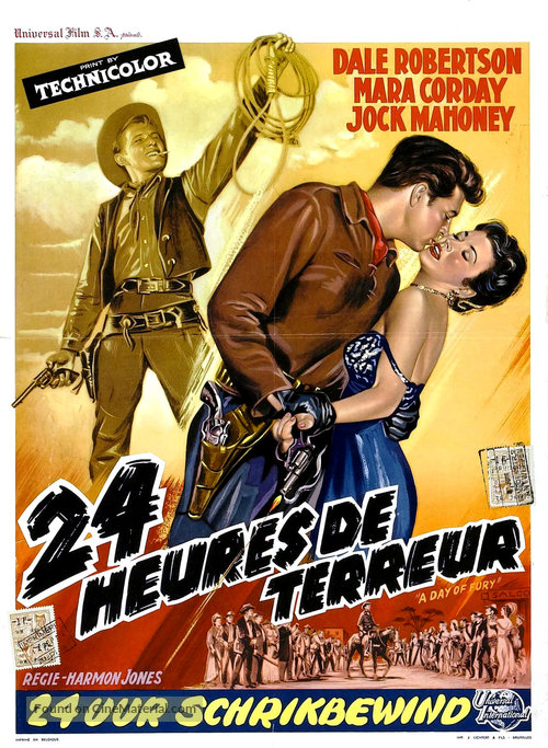 A Day of Fury - Belgian Movie Poster