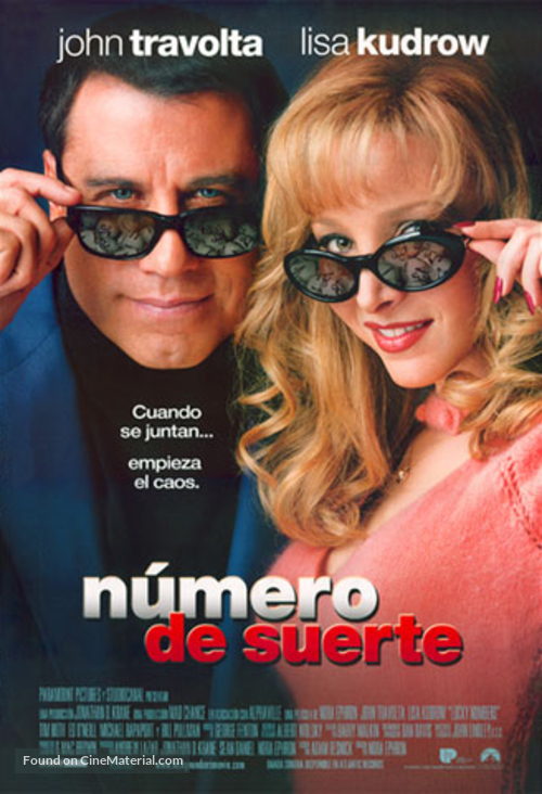 Lucky Numbers - Mexican Movie Poster