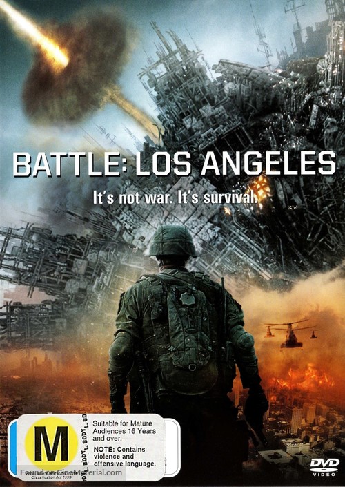 Battle: Los Angeles - New Zealand DVD movie cover