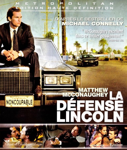The Lincoln Lawyer - French Blu-Ray movie cover