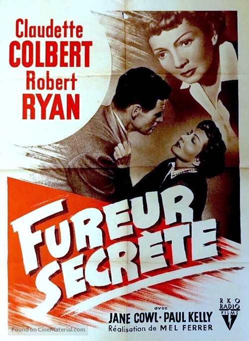 The Secret Fury - French Movie Poster