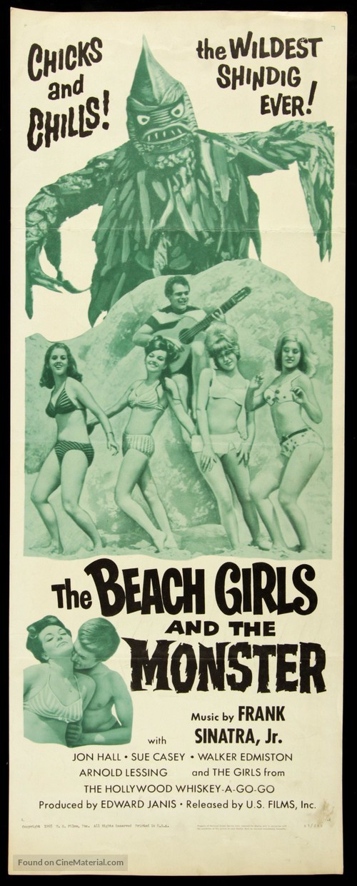 The Beach Girls and the Monster - Movie Poster