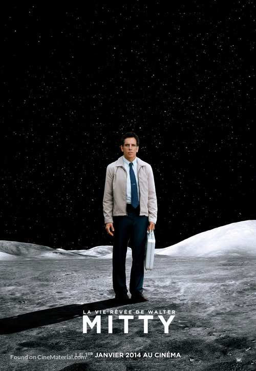 The Secret Life of Walter Mitty - French Movie Poster