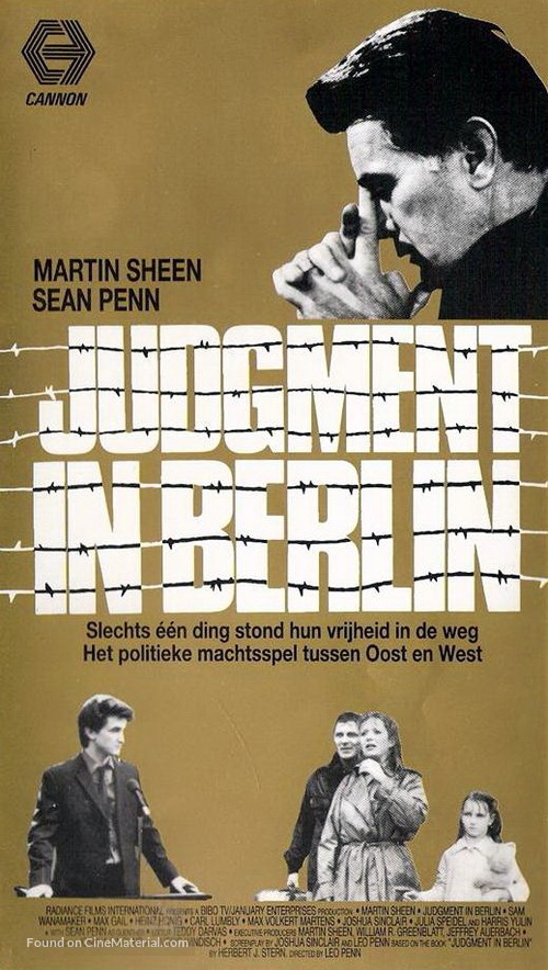 Judgment in Berlin - Dutch Movie Cover