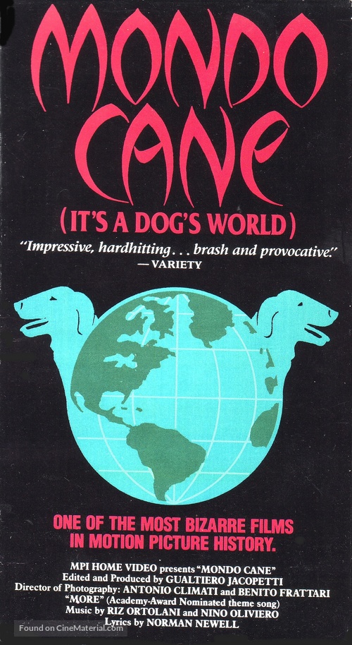 Mondo cane - VHS movie cover