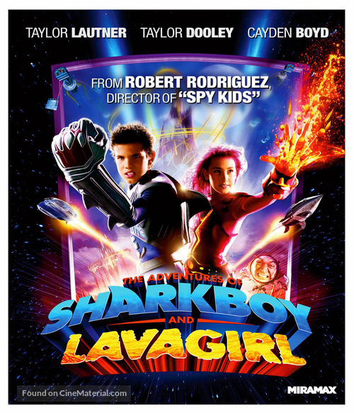 The Adventures of Sharkboy and Lavagirl 3-D - Blu-Ray movie cover