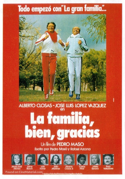 Familia, bien, gracias, La - Spanish Movie Poster