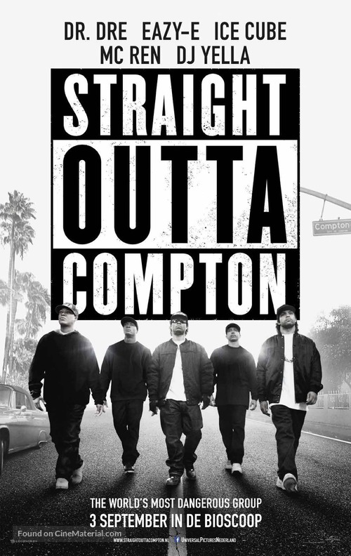 Straight Outta Compton - Dutch Movie Poster