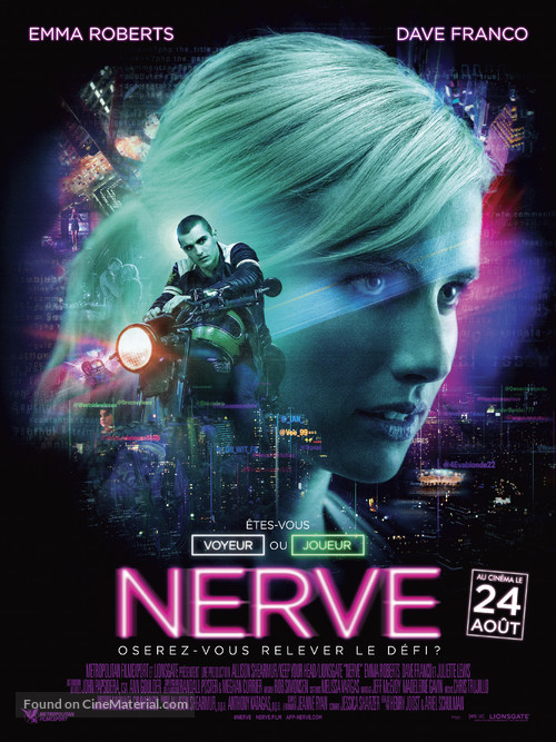 Nerve - French Movie Poster
