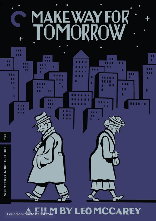 Make Way for Tomorrow - DVD movie cover