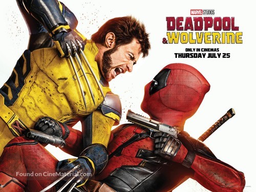 Deadpool &amp; Wolverine - British Movie Poster