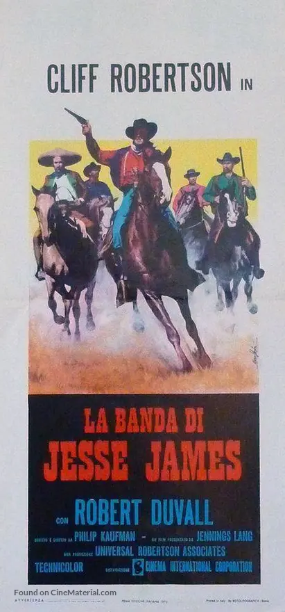 The Great Northfield Minnesota Raid 1972 Italian Movie Poster The Great Northfield Minnesota Raid 1972 Italian Movie Poster