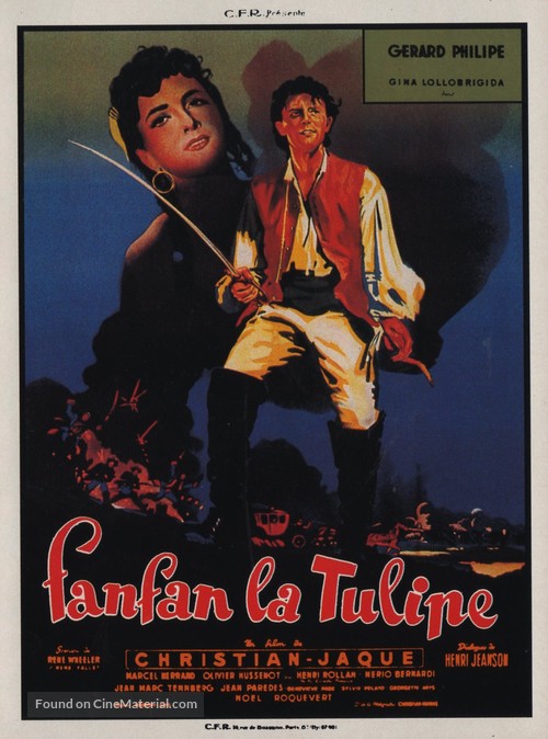 Fanfan la Tulipe - French Movie Poster