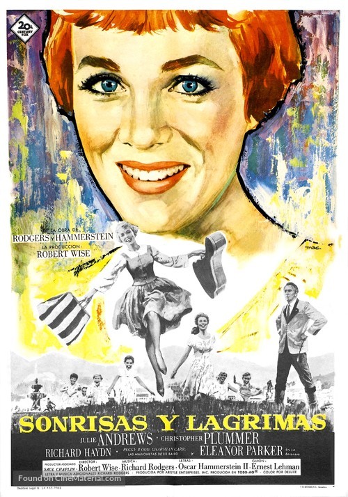 The Sound of Music - Spanish Movie Poster