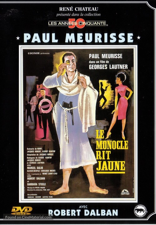 Le Monocle rit jaune - French DVD movie cover