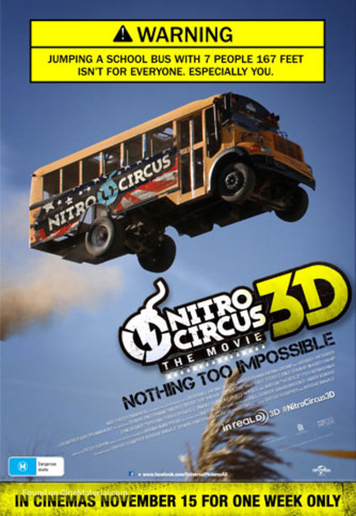 Nitro Circus: The Movie - Australian Movie Poster