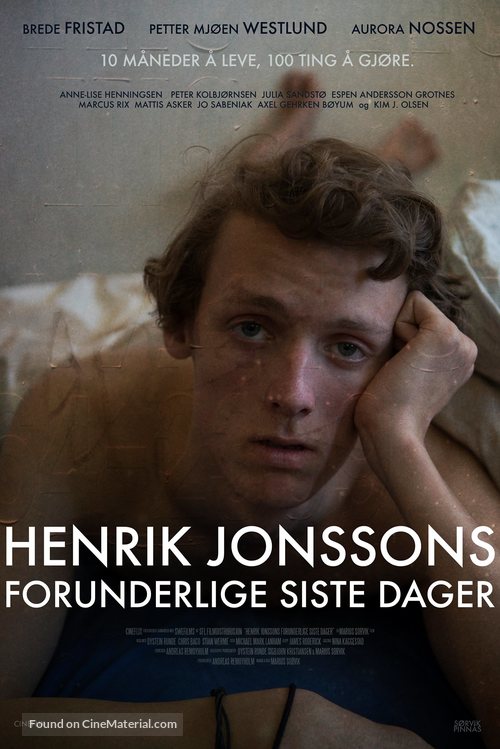 Henrik Jonssons forunderlige siste dager - Norwegian Movie Poster