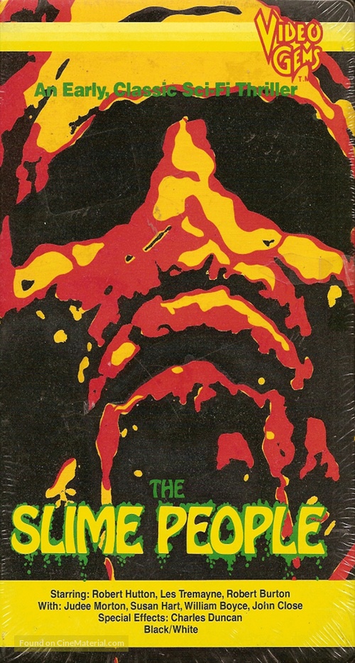 The Slime People - VHS movie cover