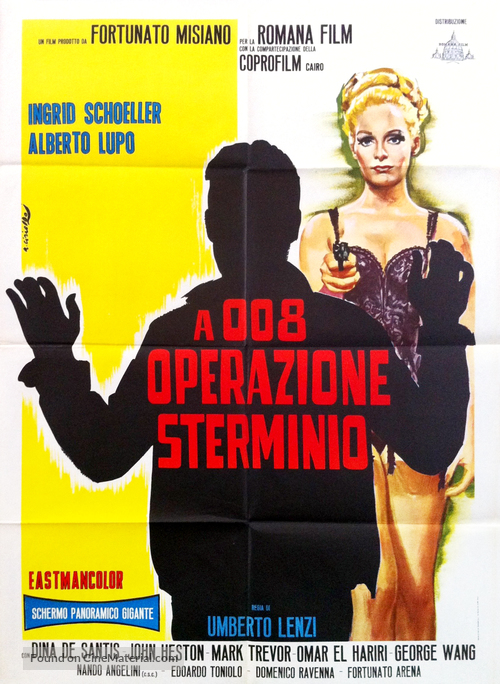 A 008, operazione Sterminio - Italian Movie Poster
